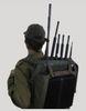 5 Band 75w Manpack Portable Cell Phone Signal Jammer For Army / Police