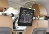 Universal 7-8.5 Inch Car Headrest Tablet Holder of Aluminum + ABS Material