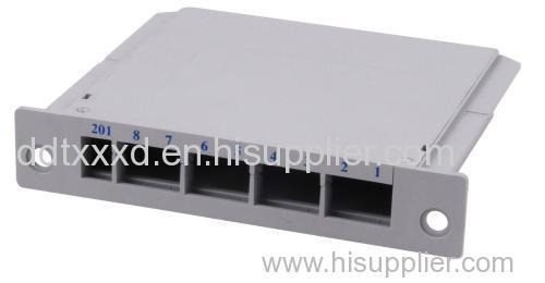 PLC splitter inserted type branch box 1*8