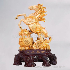 Imitation gold resin crafts