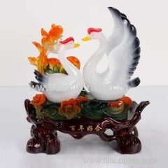 Imitation alabaster resin crafts