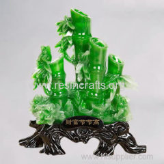 Imitation jade resin crafts