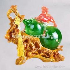 Imitation jade resin crafts