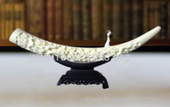 Imitation ivory resin crafts