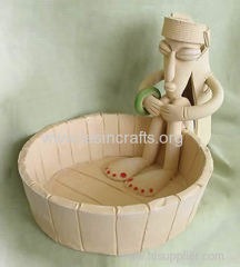 Imitation pottery resin crafts