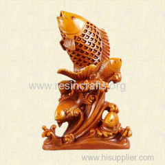 Imitation wood resin crafts