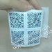 China Manufacturer Supply Variable QR Stickers Promotional QR Code Label Paper Adhesive Sticker QR Sticker
