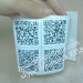 Wholesale Qr Code Label Paper Self Adhesive Unique Qr Code Print Sticker For CMYK Printing