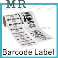 Hot sale Custom Anti Theft Security Barcode Stickers Tags Printing Bar Code Pattern