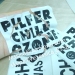 Custom Black Words Very Strong Adhesive Self Destructive Excellent Eggshell Sticker Hard to Scrub