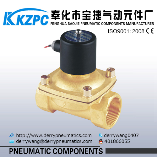 Brass Electric Valve 2 way Solenoid Valve 2W350-35