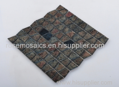 Latest Iridescent Series Mosaic with Trapezoid shape