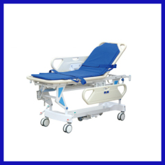 Hospital emergency stretcher adjustable
