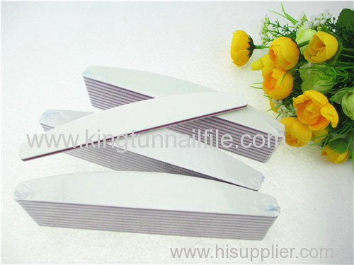 OEM professional nail file supplier white nail file 100/180