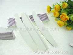 OEM professional nail file supplier white nail file 100/180