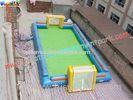 16L x 8W x 1.8H Meter Large Blow up Football pitch Inflatable Sports Games Rental