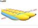 ODM 0.9MM PVC tarpaulin Inflatable Banana Boat Towables Toys for fishing in lake