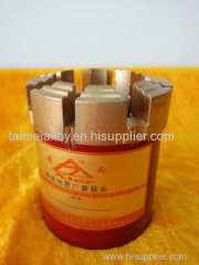 Oriened impregnated diamond drilling bits