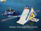 ODM Inflatable water trampoline with slide with durable 0.9MM PVC tarpaulin material