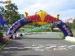 Promotional Large Inflatables Advertising Arch Door rip-stop nylon material