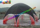 UV-treated PVC Coated Nylon Outdoor Inflatable Party Tent Red / Black
