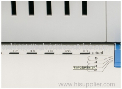 Manual double wire binding machine