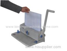 Manual double wire binding machine