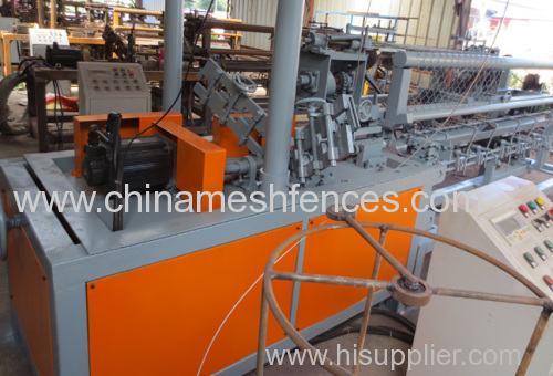 Automatic Chain Link Mesh Machine with Rolling Machine