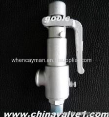 Stainless steel spring loaded low lift safety valve