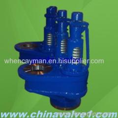 Cast steel double port full lift safety valve