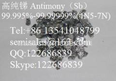 High purity Antimony Sb CAS NO.7440-36-0