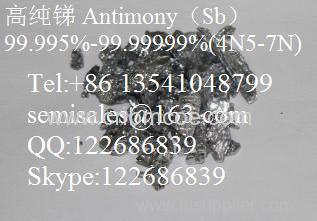 High purity Antimony Sb CAS NO.7440-36-0