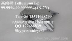 High purity Tellurium Te CAS NO.13494-80-9
