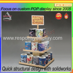 Direct Supply Retail store Cup and Bottle Display Rack