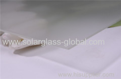 Anti reflective tempered solar coating glass