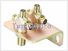 Weld hydraulic fittings for cylinder