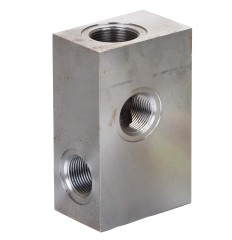 Hydraulic Pipe Flange Junction Block for Hydraulic Excavator