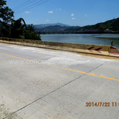 Concrete bridge deck pothole repair