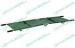 Stainless steel foldable emergency rescue stretcher / gurney with flexible handle