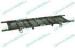 Light weight aluminum alloy folding military stretcher with non - slip handles