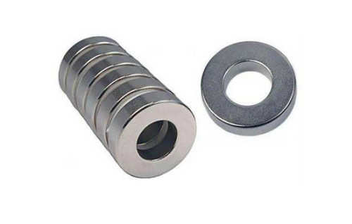 Uni-Pole Radial Oriented Magnetization Ring Ndfeb Magnet OD19.05mm*ID10.5mm*2.54mm N45