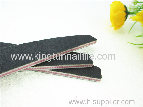 halfmoon black nail file supplier