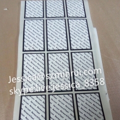 Custom Destructible Eggshell Seal Stickers for One Time Use Tamper Proof Paper Safety Seal Stickers for Box