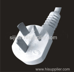 Chinese CCC approval 250V 3pin electrical pvc power plug