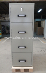 High security 4 drawer fireproof filing cabinets for storage office documents