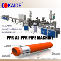 Multi-layer PEX-AL-PEX/PPR-AL-PPR composite pipe making machine