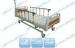 CE ISO Certificate Three Cranks Rotating Manual Hospital Bed with Five Functions