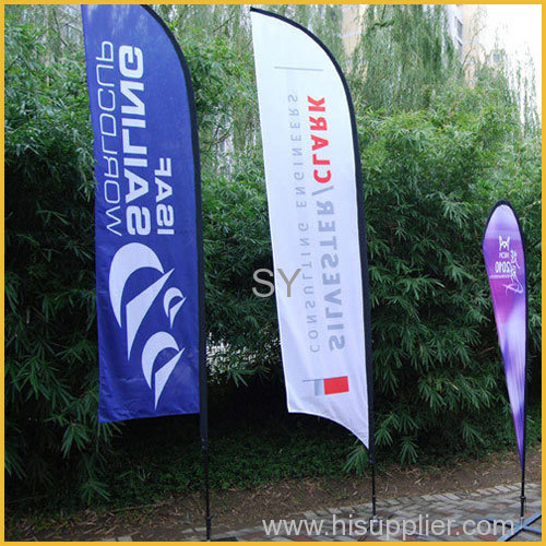 Outdoor promotional advertising feather flag stand