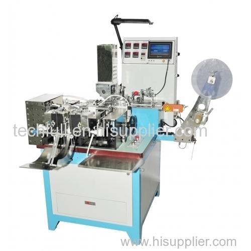 Ultrasonic label cutting and folding machine