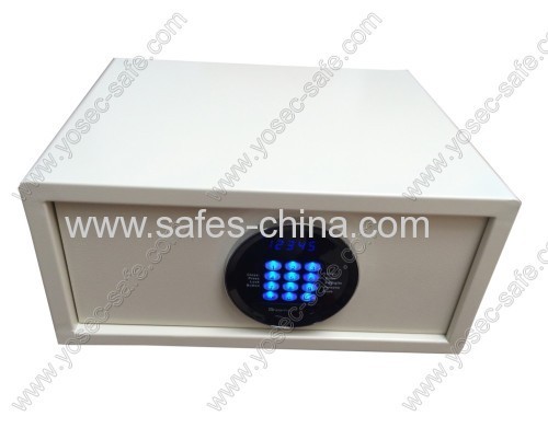 Electronic hotel room safe fit 15inch laptop maximumly for hospitality security solution